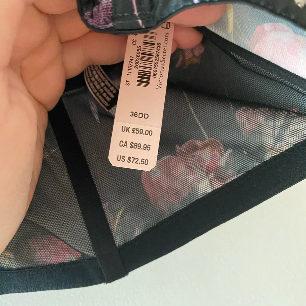 Victoria’s Secret Floral Cropped Corset Top/Bra - Picture 4 of 7